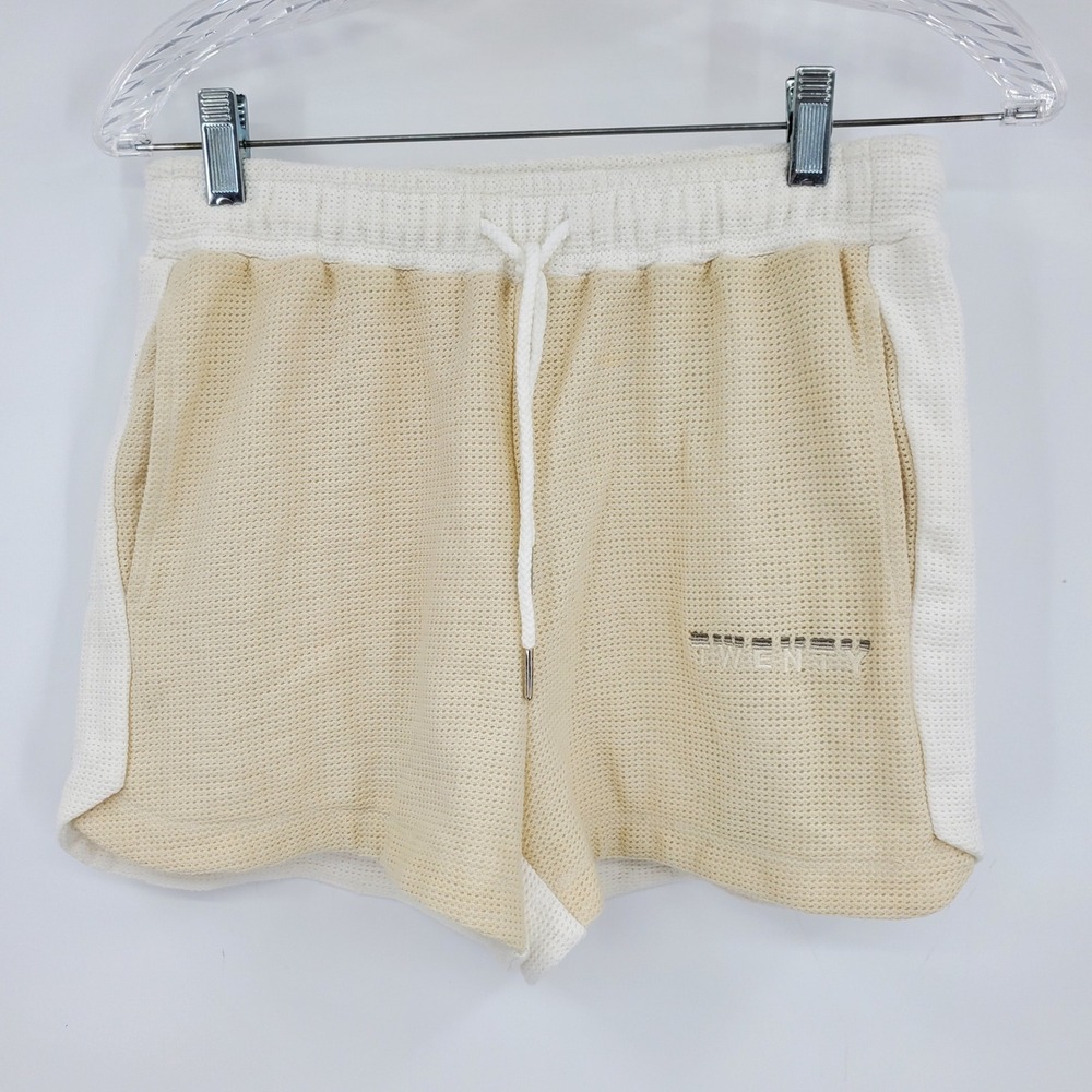 Twenty Montreal Revolve Breathe Mesh Mesh Shorts Soft Sand Cotton Waffle Knit XS